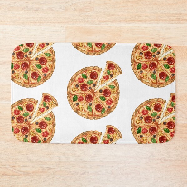 Item preview, Pepperoni Pizza Art designed and sold by KatsCanvas.
