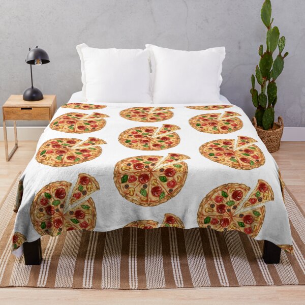 Item preview, Pepperoni Pizza Art designed and sold by KatsCanvas.