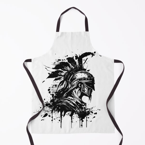 Item preview, Unleash Your Inner Warrior with our Spartan Ink Drawing designed and sold by ShadowAndSlate.