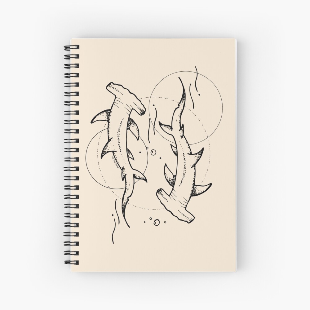 Hammerhead sharks Art Print