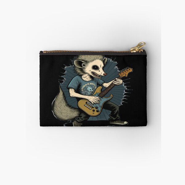 Item preview, Opossum Playing The Electric Guitar designed and sold by ArtisShops.