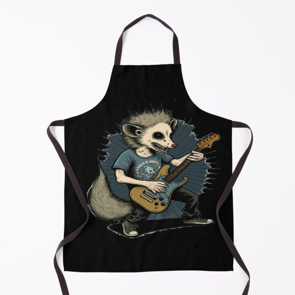 Item preview, Opossum Playing The Electric Guitar designed and sold by ArtisShops.