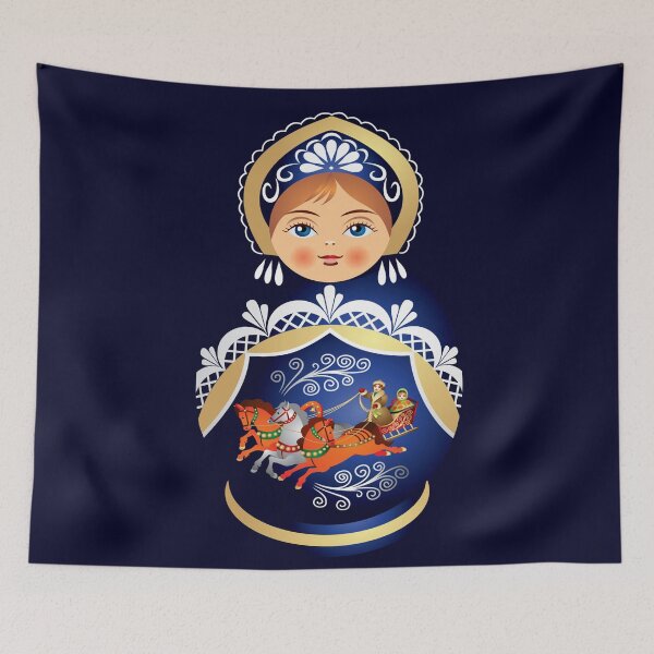 Item preview, Babushka Matryoshka Russian Doll  designed and sold by CroDesign.
