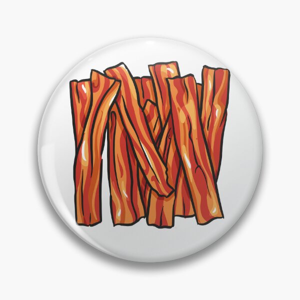Item preview, Bacon Bacon Bacon Art designed and sold by KatsCanvas.