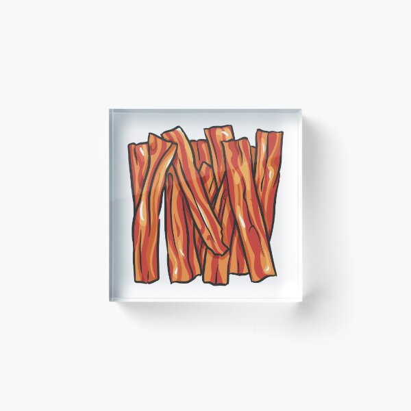 Item preview, Bacon Bacon Bacon Art designed and sold by KatsCanvas.