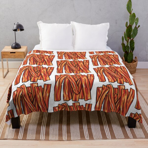 Item preview, Bacon Bacon Bacon Art designed and sold by KatsCanvas.