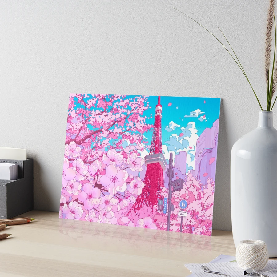 アート・デザイン・音楽 border|korea Tokyo Tower & cherry blossom 