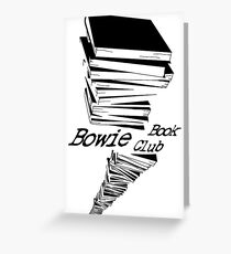 David Bowie Book Club Greeting Card