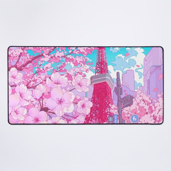 Item preview, Tokyo Tower & cherry blossom  designed and sold by AnGoArt.