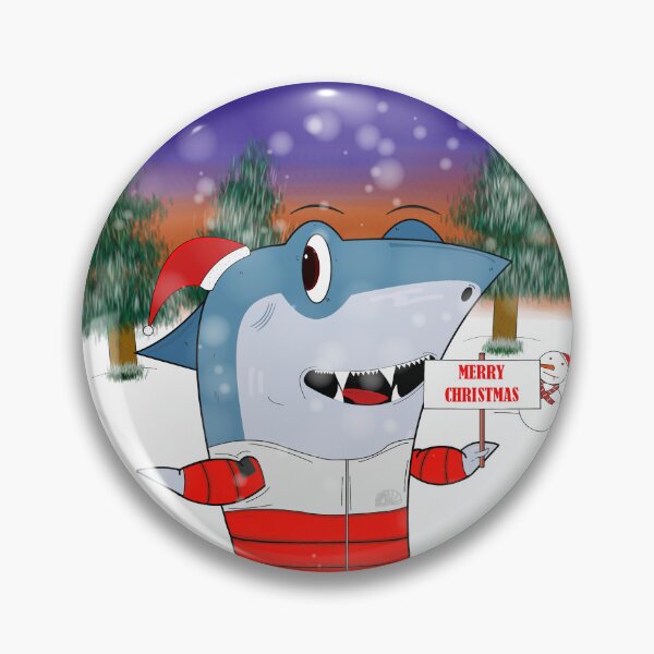 Item preview, Mr Sharky (Christmas) designed and sold by MrSharkyShop.