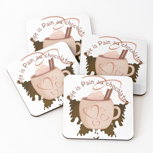 Item preview, Life is pain au chocolate designed and sold by Sisy04.