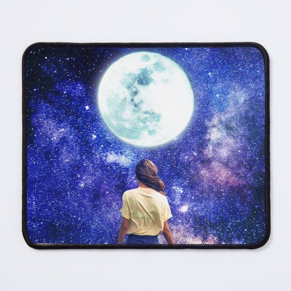 Item preview, Watching The Moon In Green Field  designed and sold by Yasmine khalifa.