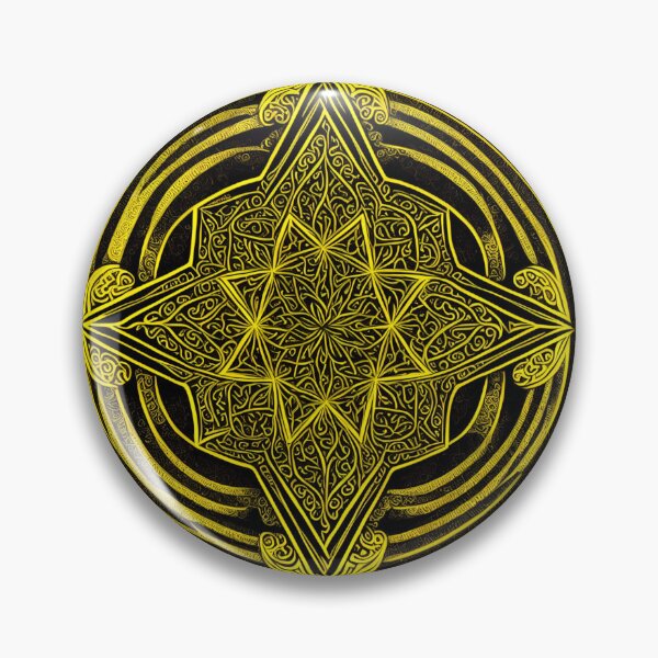 Item preview, Mandala Golden Cross Mandala - Mandalas designed and sold by internlvisions.
