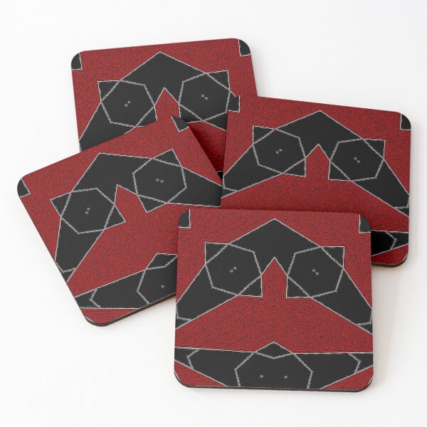 Item preview,  *Wonderful Geometric Abstract Triangular Pattern Red and Black*  designed and sold by Ralek.
