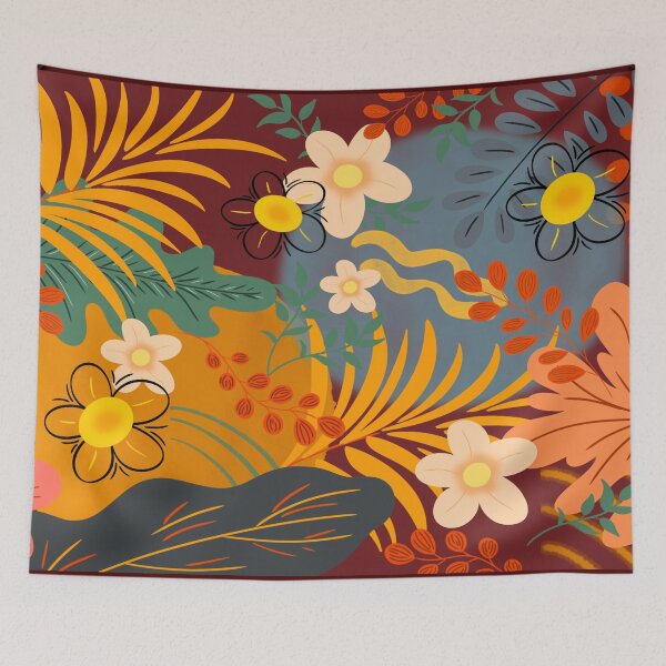 Item preview, Hello Spring Happiness Time, Floral Springtime Celebration Pattern, Vintage Spring designed and sold by orangeblue21.