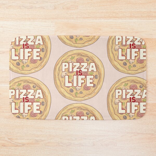 Item preview, Pizza is Life designed and sold by KatsCanvas.