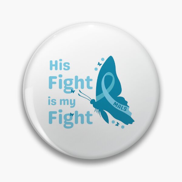 Item preview, His Fight is my Fight (Ribbon Butterfly) designed and sold by MALSFoundation.