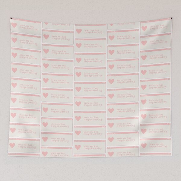 Item preview, Brain.exe Has Stopped Working (Pink) by LittleByrdSTU designed and sold by Martie Mart.