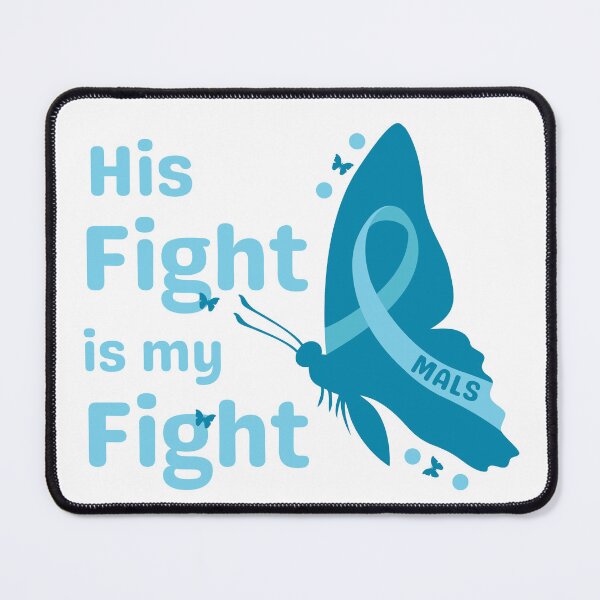 Item preview, His Fight is my Fight (Ribbon Butterfly) designed and sold by MALSFoundation.