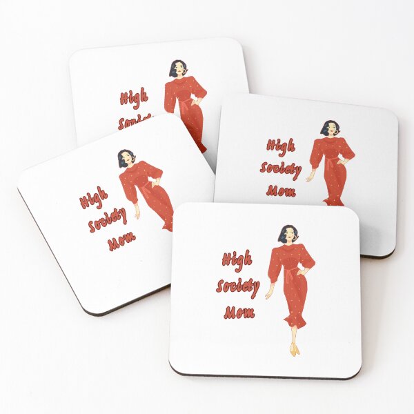 Item preview, Red High Society Mom for Mother's Day designed and sold by janraydesigns.