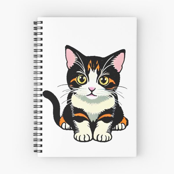 Item preview, Cute tricolor cat, calico, tortoiseshell designed and sold by sebastienbaudry.