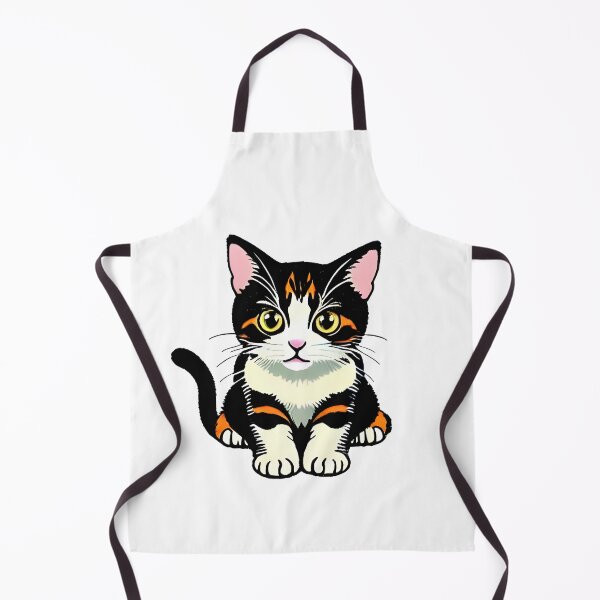 Item preview, Cute tricolor cat, calico, tortoiseshell designed and sold by sebastienbaudry.