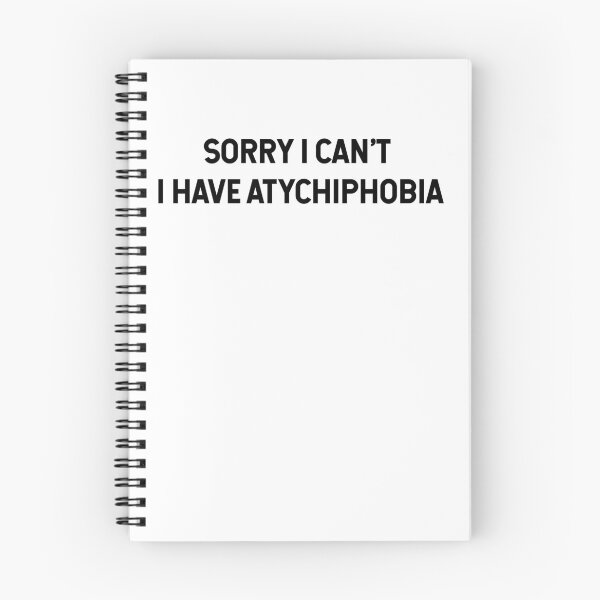 Item preview,  funny atychiphobia - atychiphobic  designed and sold by Magicalpallette.