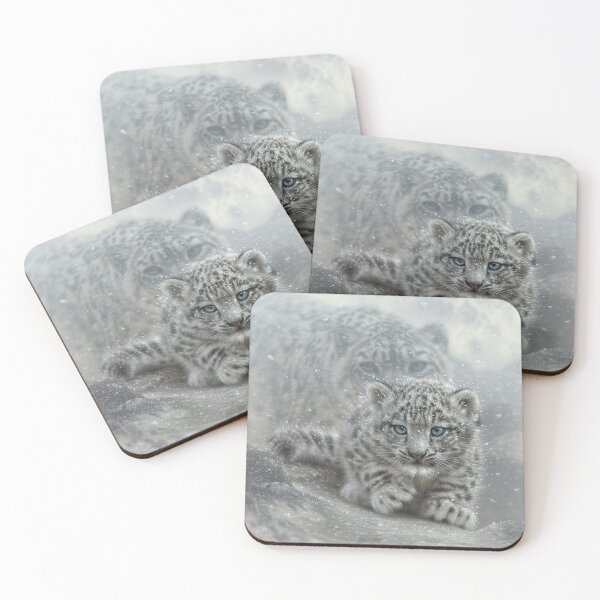 Item preview, First Steps - Snow Leopard Cub designed and sold by Collin Bogle.