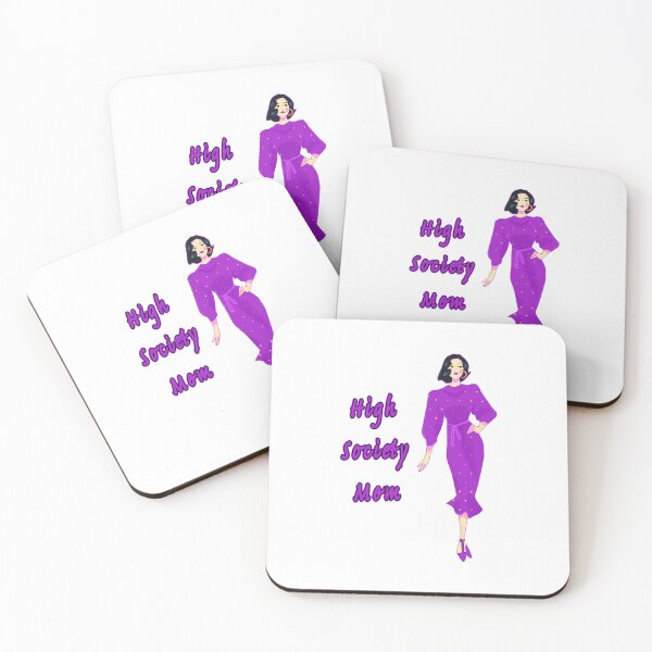 Item preview, Purple High Society Mom for Mother's Day designed and sold by janraydesigns.