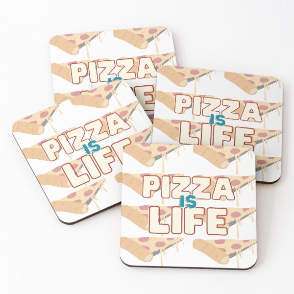 Item preview, Pizza is Life (Pizza Slice) designed and sold by KatsCanvas.
