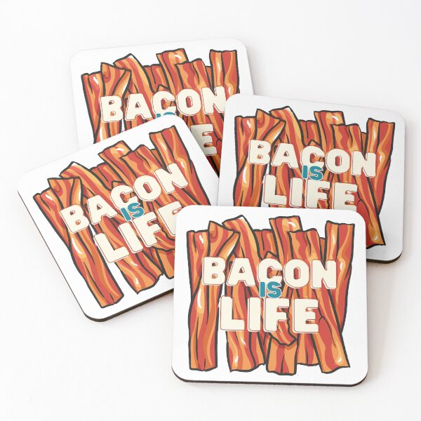 Item preview, Bacon is Life Art designed and sold by KatsCanvas.