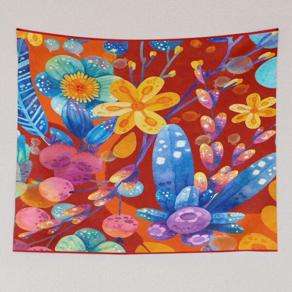 Item preview, Hello Spring Happiness Time, Floral Springtime Celebration Pattern, Vintage Spring designed and sold by orangeblue21.