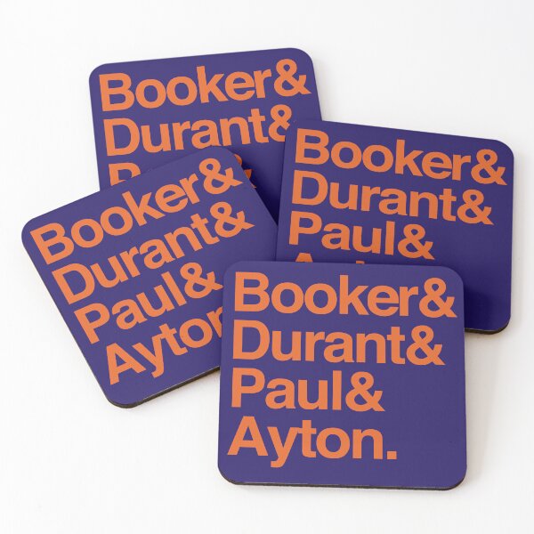 Item preview, Booker & Durant & CP3 & Ayton (Orange Font) designed and sold by SunsJAMSession.