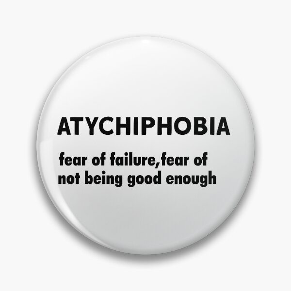 Item preview,  funny atychiphobia - atychiphobic  designed and sold by Magicalpallette.