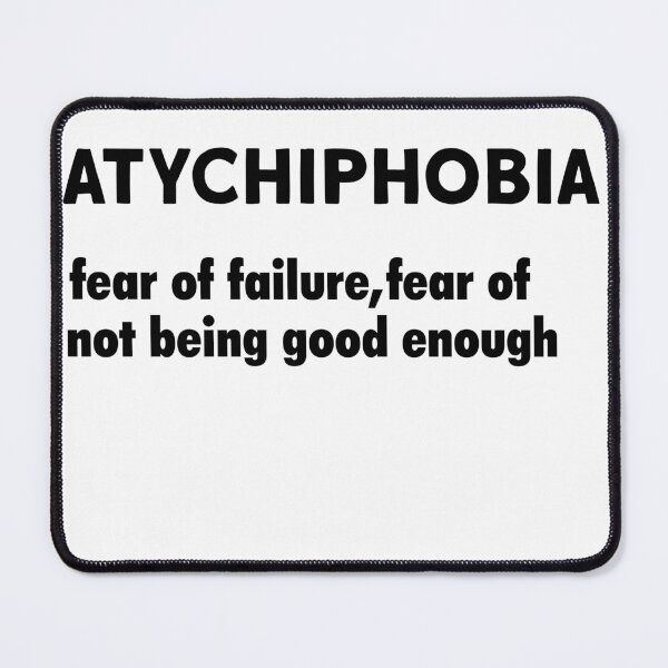 Item preview, funny atychiphobia - atychiphobic designed and sold by Magicalpallette.