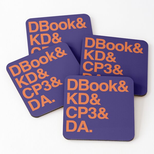 Item preview, Booker & Durant & CP3 & Ayton (Orange Font) designed and sold by SunsJAMSession.