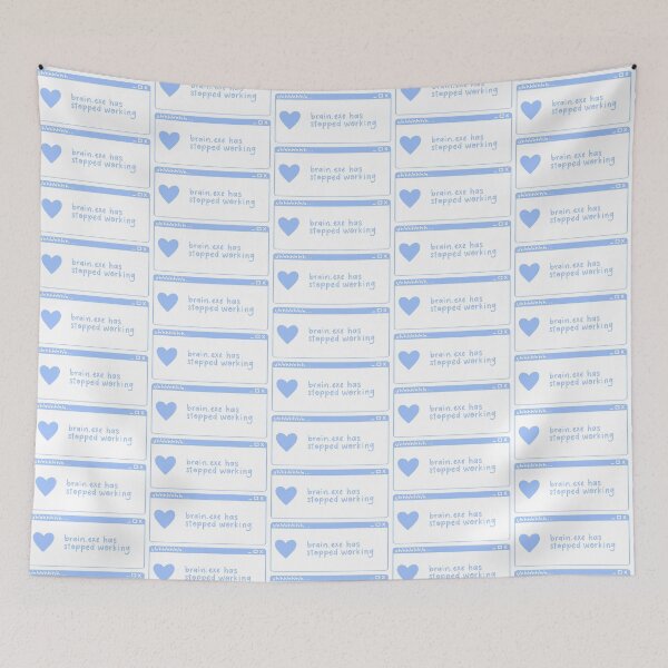 Item preview, Brain.exe Has Stopped Working (Blue) by LittleByrdSTU designed and sold by Martie Mart.