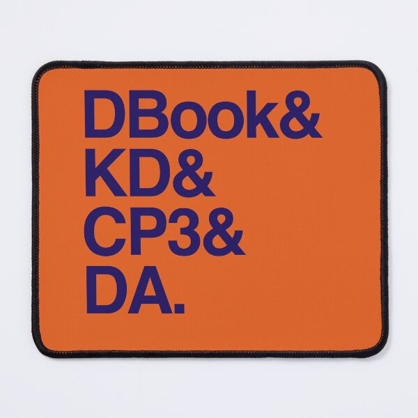 Item preview, Booker & Durant & CP3 & Ayton (Purple Font) designed and sold by SunsJAMSession.