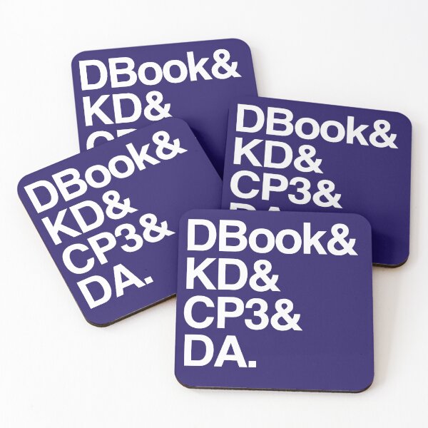 Item preview, Booker & Durant & CP3 & Ayton (White Font) designed and sold by SunsJAMSession.