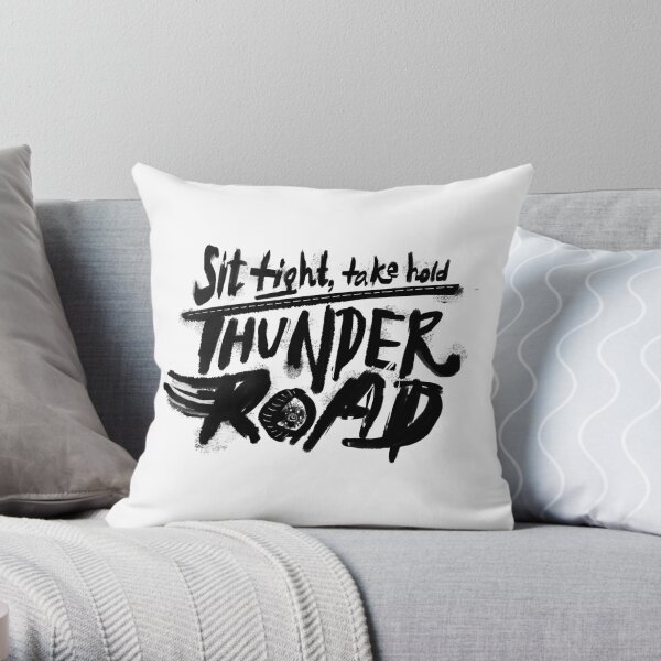 Thunder Road Throw Pillow