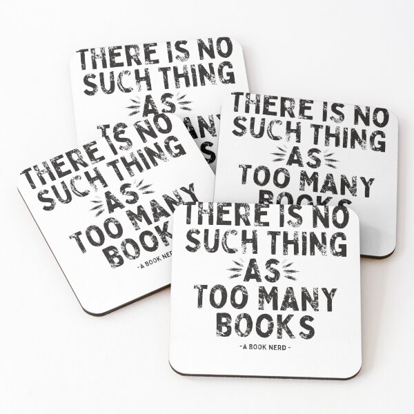 Item preview, There Is No Such Thing As Too Many Books - A Book Nerd- In Black designed and sold by Mitch616Art.