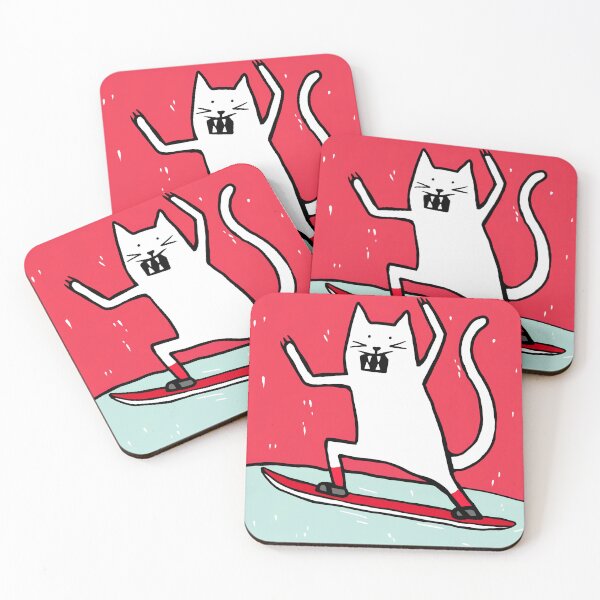 Item preview, Snowboarding Cat designed and sold by TheHellSong.