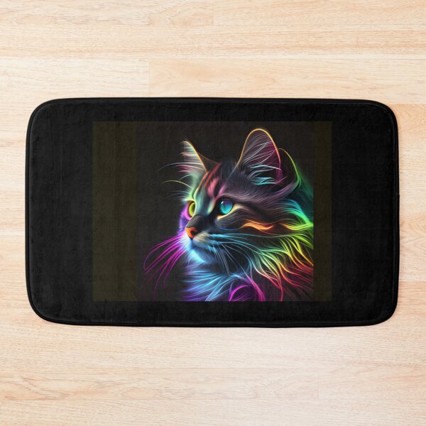 Item preview, Neon cat designed and sold by Alifoxs.