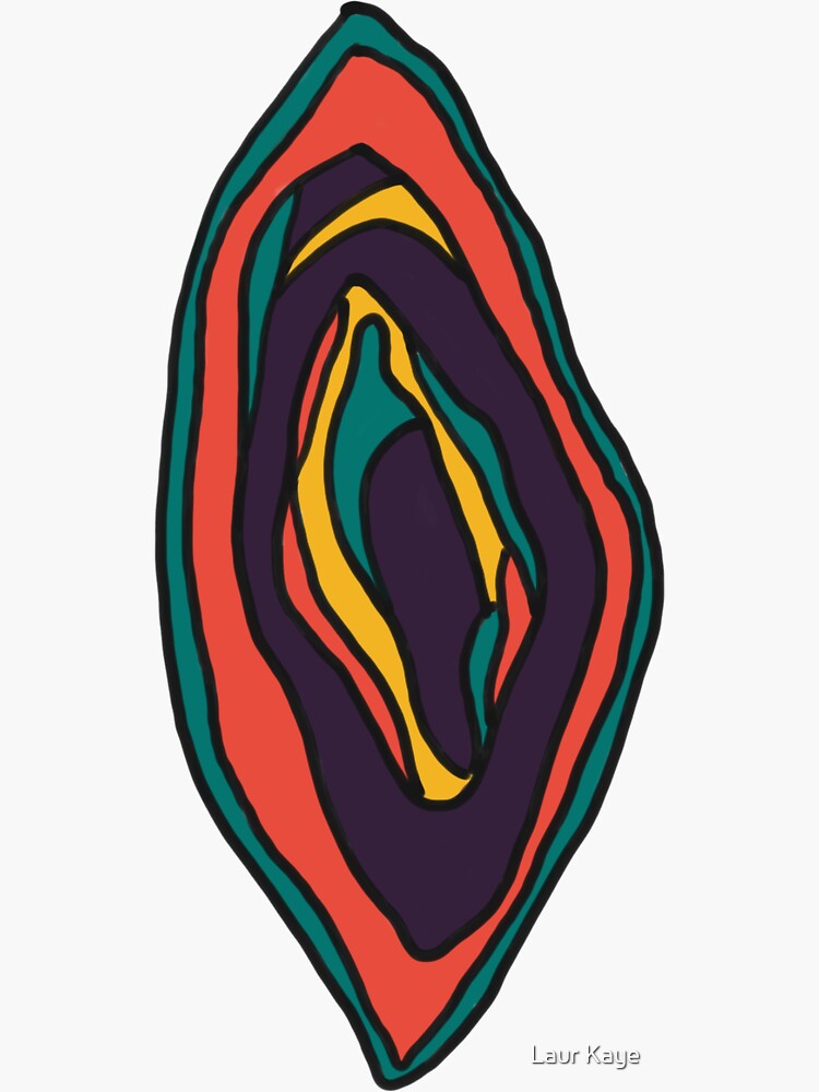 Colorful Vagina Vuvla by laurenkaye