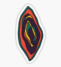 Colorful Vagina Vuvla Sticker