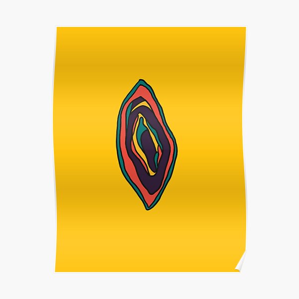 Bunte Vagina Vuvla Poster