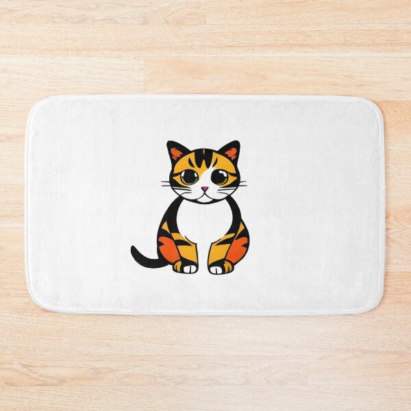 Item preview, Cute tricolor cat, calico, tortoiseshell designed and sold by sebastienbaudry.