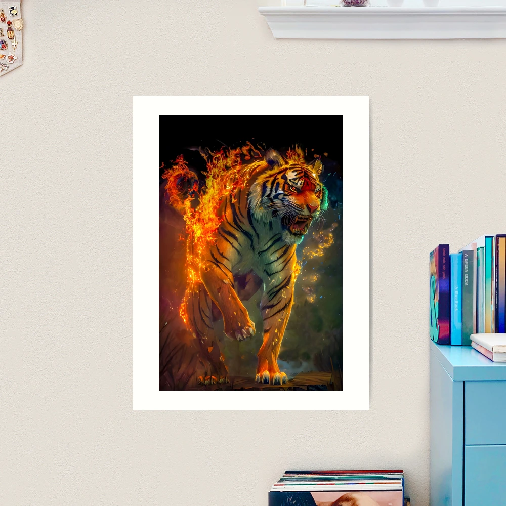 Fire Tiger | Art Print