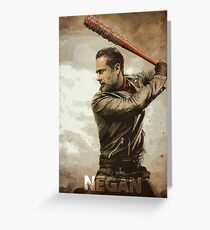 Negan Greeting Card