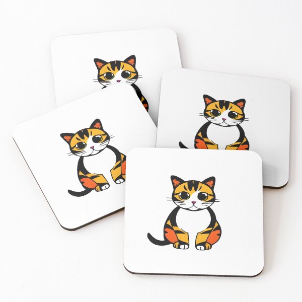 Item preview, Cute tricolor cat, calico, tortoiseshell designed and sold by sebastienbaudry.